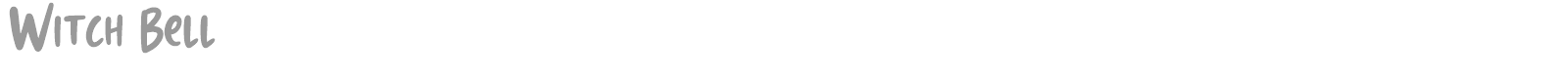Witch Bell font preview